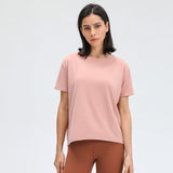 T-shirt de sport large - Rose