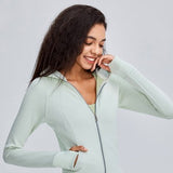 Veste zippée à capuche - Mint